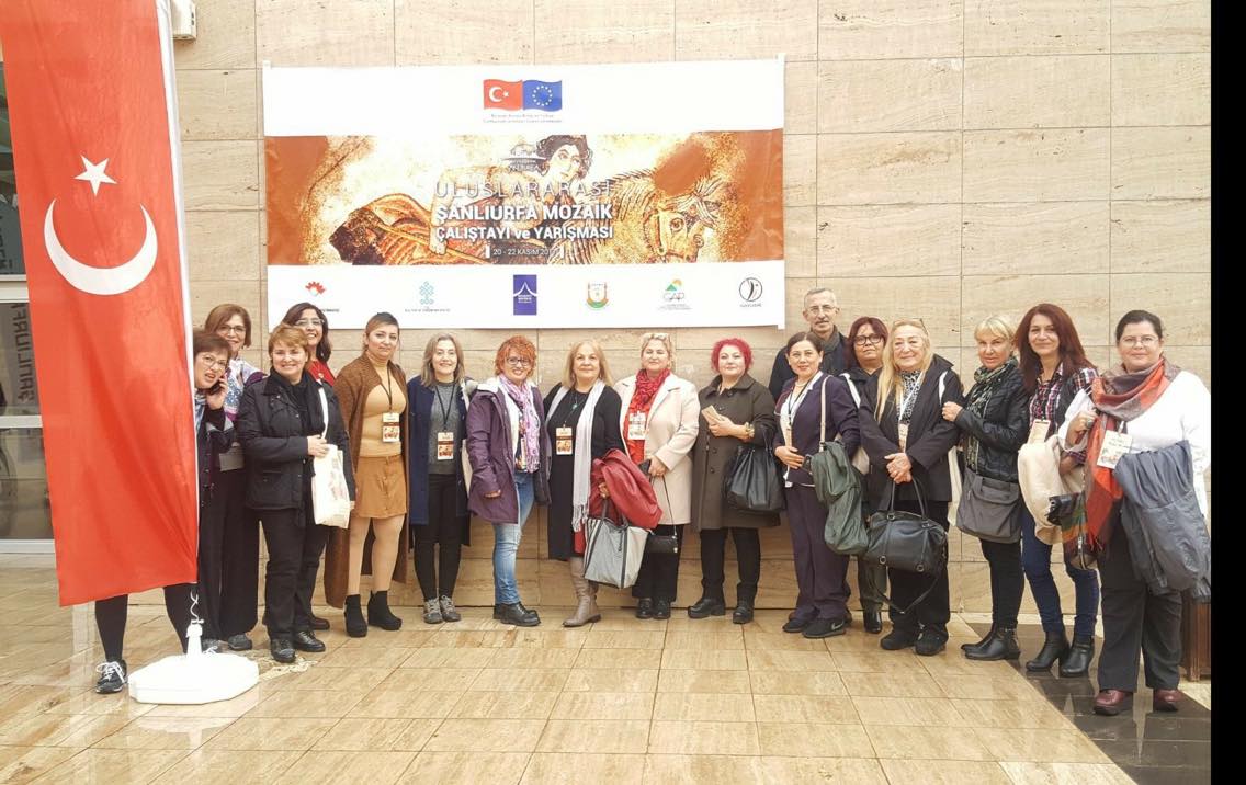 1. Uluslararası Şanlıurfa Mozaik Çalıştayı ve Yarışması'nda iki eserimiz Finale Kaldı