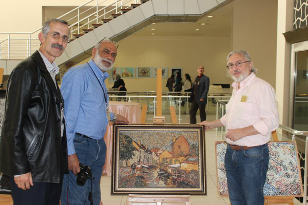 Turan Gökmenoğlu’un Mozaik Çalışması Gaziantep Mozaik Müzesi’nde Sergilendi