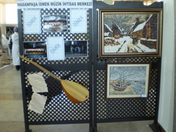 Turan Gökmenoğlu'nun ilk mozaik eserleri İBB İstanbul İsmek Sergileri